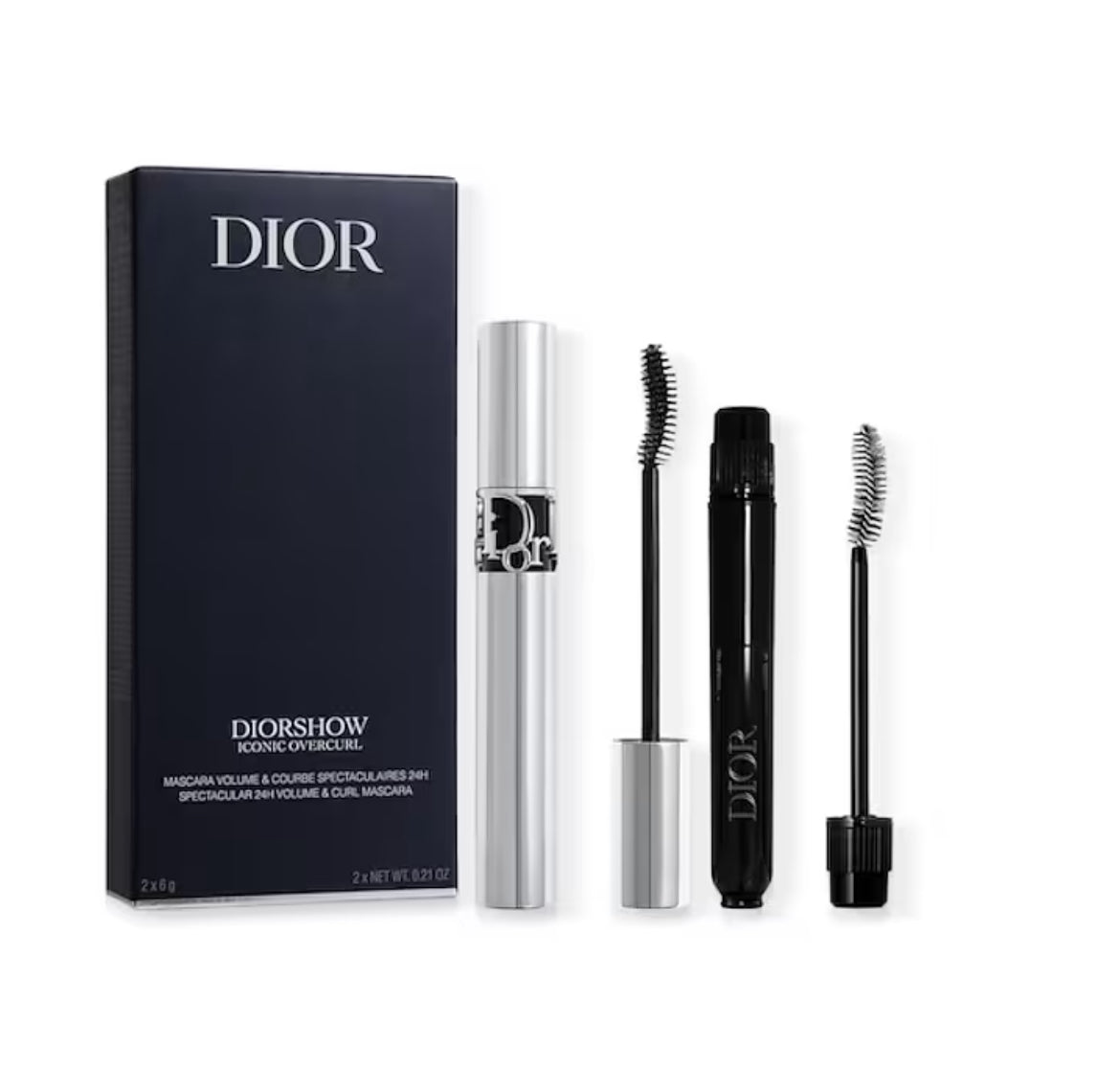 Coffret Diorshow Iconic Overcurl - Mascara et recharge de mascara